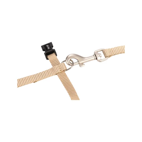 Beeztees Nylon Katzengeschirr Uni - Beige 7 Beeztees Nylon Katzengeschirr Uni - Beige -Myd Pet Geschaft beeztees nylon kattentuig uni beige 186637 2000 none