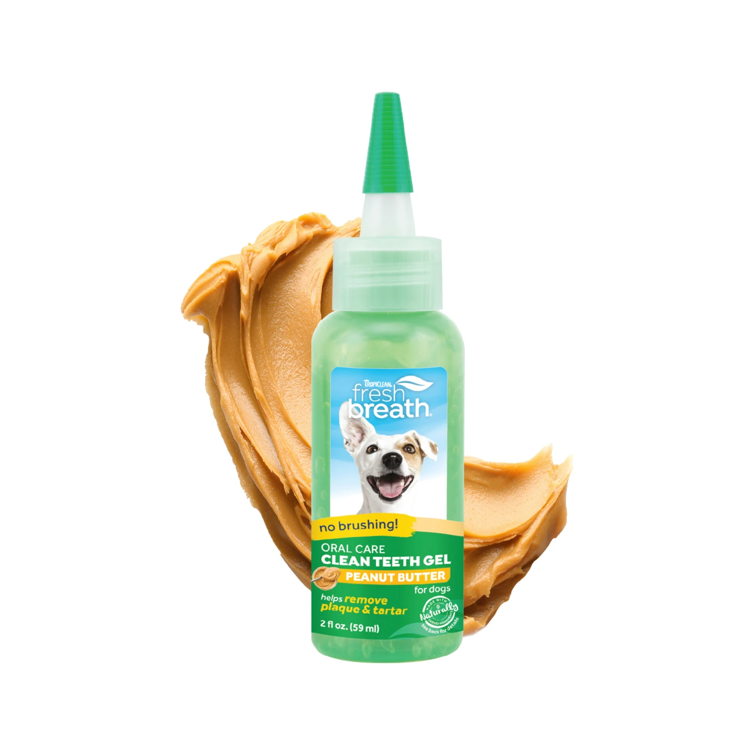 TropiClean - Fresh Breath OralCareGel Kit Peanut Butter - Dog 2 TropiClean - Fresh Breath OralCareGel Kit Peanut Butter - Dog – Bild 2