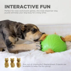 Boon Nina Ottosson Dog Snuffle N' Treat Ball -Myd Pet Geschaft dog snuffle n treat ball 223614 0500 none