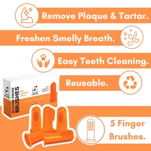 DogsLife Fingerzahnbürsten Aus Silikon -Myd Pet Geschaft dogslife silicone finger toothbrushes 219221 1000 none