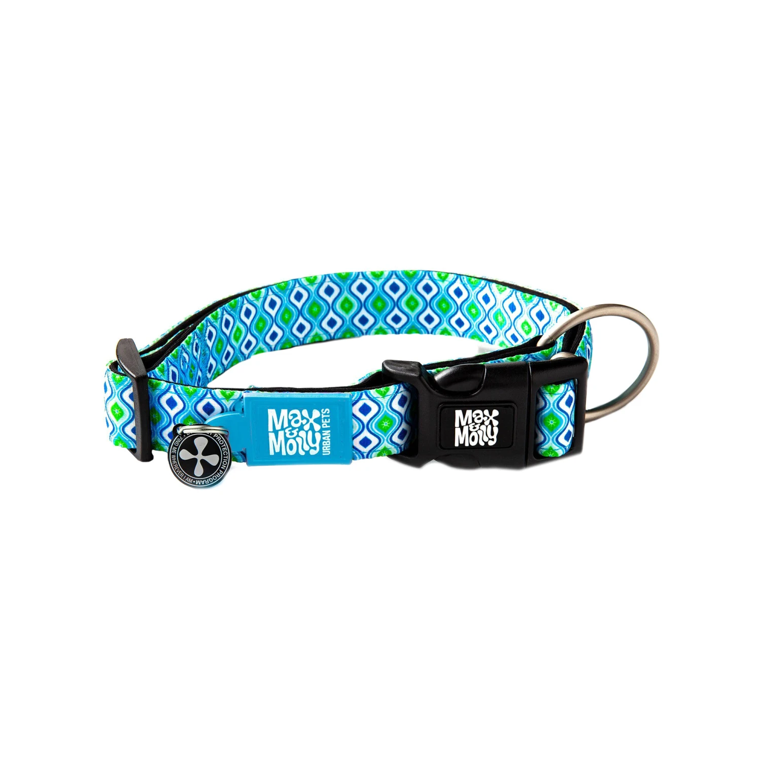 Max & Molly Smart ID Halsband - Retro Blue