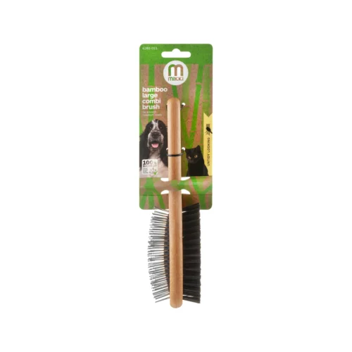 Mikki Bamboo Combi Brush -Myd Pet Geschaft mikki bamboo combi brush 194228 2000 none