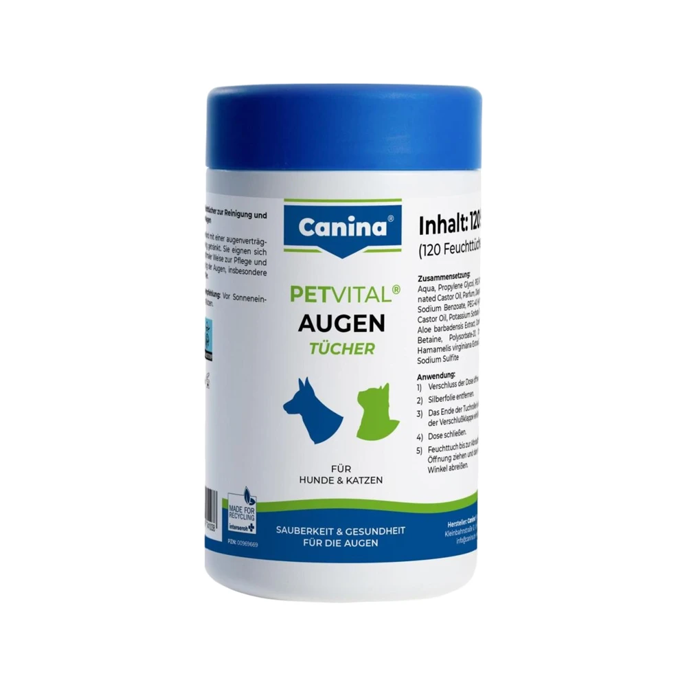Canina Petvital Augentücher 1 Canina Petvital Augentücher