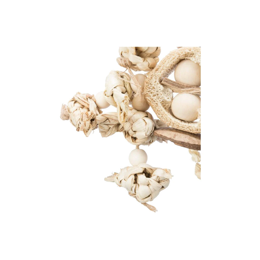 Trixie Nature Spielzeug Bananenblätter, Holz Und Luffa 2 Trixie Nature Spielzeug Bananenblätter, Holz Und Luffa – Bild 2